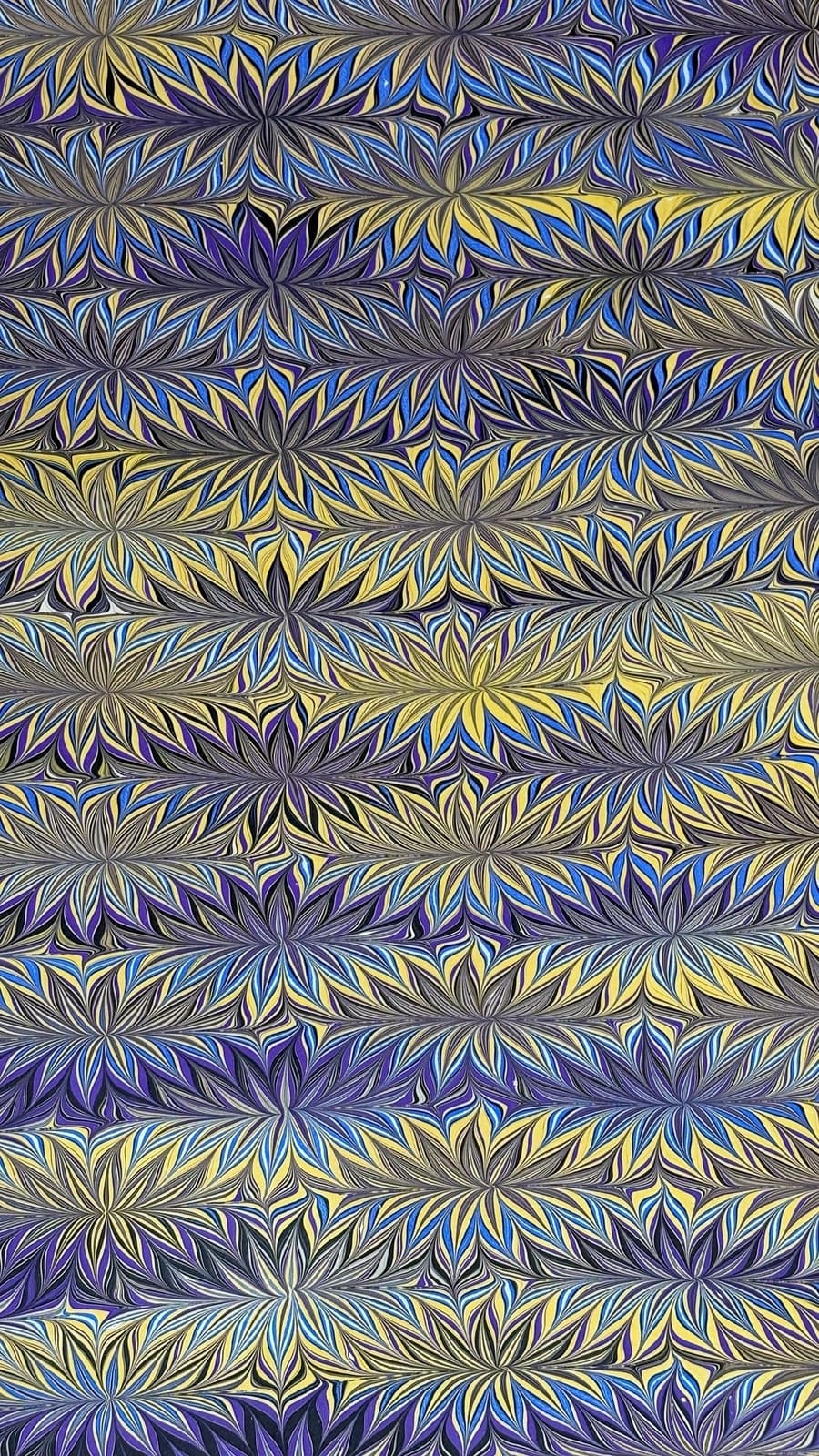 Nonpareil in blue and gold