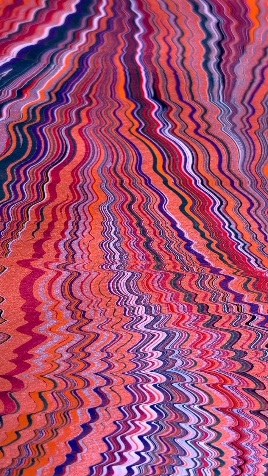 Spanish wave in coral